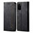Cloth Case Stands Flip Cover for Samsung Galaxy S20 Black
