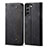 Cloth Case Stands Flip Cover for Samsung Galaxy S22 5G Black