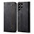 Cloth Case Stands Flip Cover for Samsung Galaxy S22 Ultra 5G Black