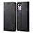 Cloth Case Stands Flip Cover for Xiaomi Mi 12 5G Black