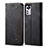 Cloth Case Stands Flip Cover for Xiaomi Mi 12 Lite 5G Black