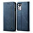 Cloth Case Stands Flip Cover for Xiaomi Mi 12 Pro 5G Blue