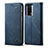 Cloth Case Stands Flip Cover for Xiaomi Poco F5 Pro 5G Blue