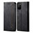 Cloth Case Stands Flip Cover for Xiaomi Poco M3 Black