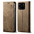 Cloth Case Stands Flip Cover for Xiaomi Redmi 10C 4G Khaki