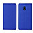 Cloth Case Stands Flip Cover for Xiaomi Redmi 8A Blue