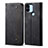 Cloth Case Stands Flip Cover for Xiaomi Redmi A1 Black