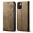 Cloth Case Stands Flip Cover for Xiaomi Redmi Note 11 Pro+ Plus 5G Khaki