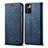 Cloth Case Stands Flip Cover for Xiaomi Redmi Note 11S 5G Blue