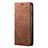 Cloth Case Stands Flip Cover H01 for Huawei Nova 7 SE 5G Brown