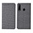 Cloth Case Stands Flip Cover H01 for Huawei P30 Lite Gray