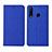 Cloth Case Stands Flip Cover H01 for Huawei P30 Lite XL Blue