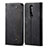 Cloth Case Stands Flip Cover H01 for OnePlus 8 Black