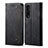 Cloth Case Stands Flip Cover H01 for Oppo Find X2 Pro Black