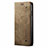 Cloth Case Stands Flip Cover H01 for Oppo K7 5G Orange