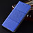 Cloth Case Stands Flip Cover H01 for Oppo RX17 Pro Blue