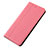 Cloth Case Stands Flip Cover H01 for Samsung Galaxy A90 5G Pink