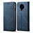 Cloth Case Stands Flip Cover H01 for Xiaomi Poco F2 Pro Blue
