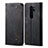Cloth Case Stands Flip Cover H01 for Xiaomi Redmi Note 8 Pro Black