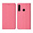 Cloth Case Stands Flip Cover H02 for Huawei Nova 4e Pink