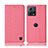 Cloth Case Stands Flip Cover H12P for Motorola Moto Edge 30 Fusion 5G Pink