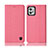 Cloth Case Stands Flip Cover H12P for Motorola Moto G32 Pink