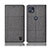 Cloth Case Stands Flip Cover H12P for Motorola Moto G50 5G Gray