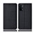 Cloth Case Stands Flip Cover H12P for OnePlus Nord N200 5G Black