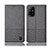 Cloth Case Stands Flip Cover H12P for Oppo F19 Pro+ Plus 5G Gray