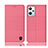 Cloth Case Stands Flip Cover H12P for Oppo K10X 5G Pink