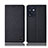 Cloth Case Stands Flip Cover H12P for Oppo Reno7 SE 5G Black