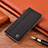 Cloth Case Stands Flip Cover H12P for Samsung Galaxy A01 Core Black