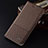 Cloth Case Stands Flip Cover H12P for Samsung Galaxy A30 Brown