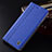 Cloth Case Stands Flip Cover H12P for Samsung Galaxy S23 Ultra 5G Blue
