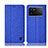 Cloth Case Stands Flip Cover H12P for Vivo iQOO 9 5G Blue
