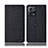 Cloth Case Stands Flip Cover H13P for Motorola Moto Edge 30 Fusion 5G Black