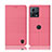 Cloth Case Stands Flip Cover H13P for Motorola Moto Edge 30 Fusion 5G Pink