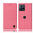 Cloth Case Stands Flip Cover H13P for Motorola Moto Edge S30 Pro 5G Pink