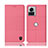 Cloth Case Stands Flip Cover H13P for Motorola Moto Edge X30 Pro 5G Pink