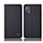 Cloth Case Stands Flip Cover H13P for Motorola Moto G50 Black