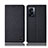 Cloth Case Stands Flip Cover H13P for OnePlus Nord N300 5G Black