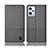 Cloth Case Stands Flip Cover H13P for Oppo K10X 5G Gray