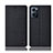Cloth Case Stands Flip Cover H13P for Oppo Reno7 5G Black