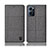 Cloth Case Stands Flip Cover H13P for Oppo Reno7 5G Gray