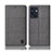 Cloth Case Stands Flip Cover H13P for Oppo Reno7 SE 5G Gray