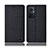 Cloth Case Stands Flip Cover H13P for Oppo Reno7 Z 5G Black