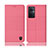 Cloth Case Stands Flip Cover H13P for Oppo Reno7 Z 5G Pink