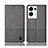 Cloth Case Stands Flip Cover H13P for Oppo Reno8 Pro 5G Gray