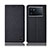 Cloth Case Stands Flip Cover H13P for Vivo iQOO 9 Pro 5G Black