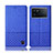 Cloth Case Stands Flip Cover H13P for Vivo iQOO 9 Pro 5G Blue